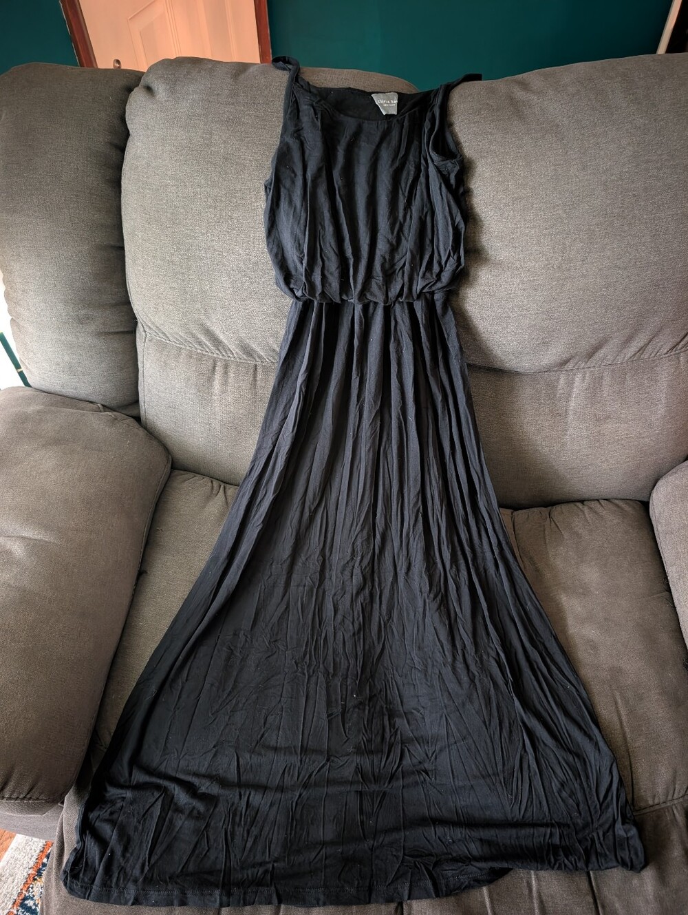 Olivia Rae Black Boho Maxi Dress